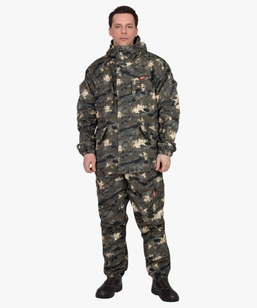 Костюм СИРИУС-ГОРКА демисезонный, куртка, брюки КМФ Мультикам тёмный