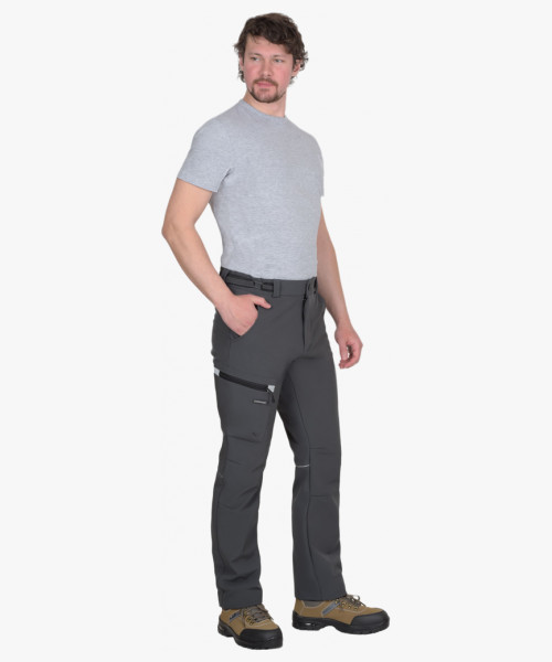 Брюки СИРИУС-СПЕЙС софтшелл т.серые