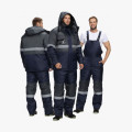 Костюм зимний Мегрес-2 СОП (тк.OxLine,90) п/к, т.серый/т.синий