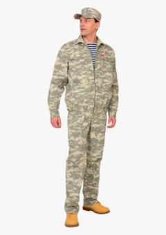 Костюм СИРИУС-РЫСЬ куртка, брюки (тк. Рип-стоп 210) КМФ Пустыня