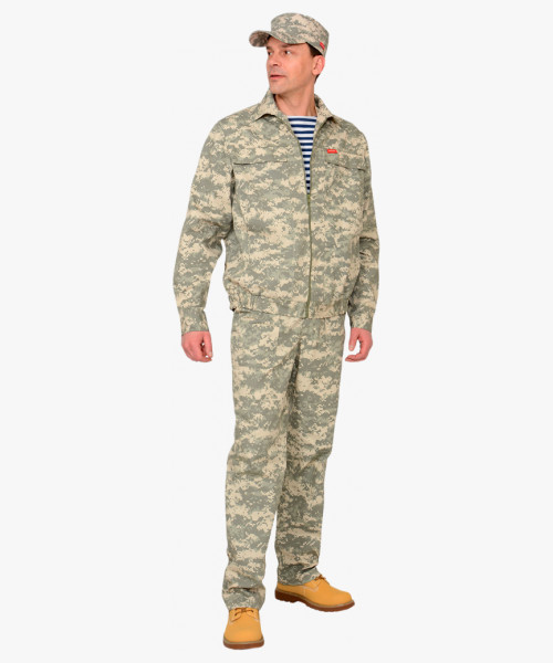 Костюм СИРИУС-РЫСЬ куртка, брюки (тк. Рип-стоп 210) КМФ Пустыня