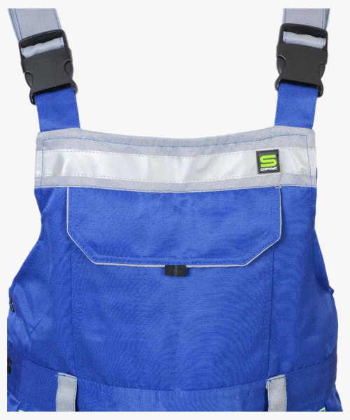 Костюм СИРИУС-ПРАКТИК куртка, п/к васильковый со св.серым