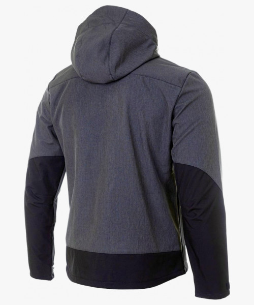 Куртка софтшелл летняя мужская Brodeks KS237, цвет серый, чёрный