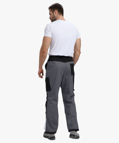 Брюки Милан CH (тк.Смесовая,260), т.серый/черный