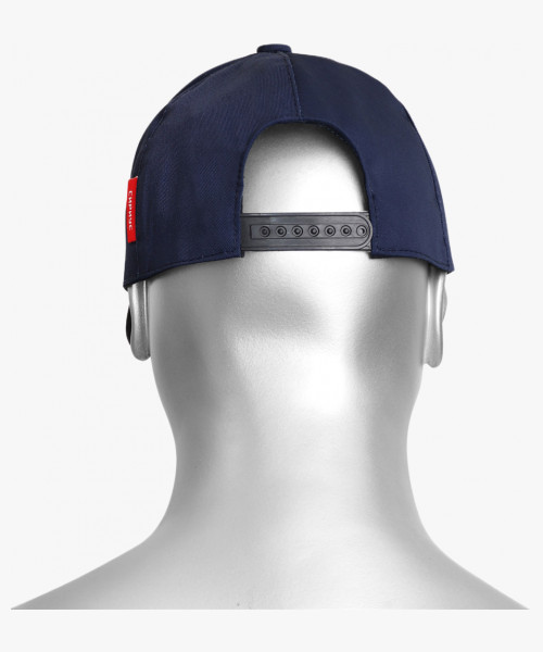 Кепка-бейсболка синяя с черным