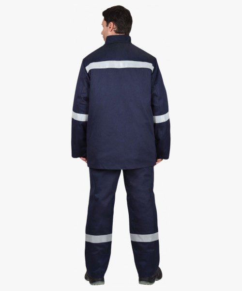 Костюм сварщика СИРИУС-СФИНКС зимний куртка, брюки синий (450 гр/кв.м)