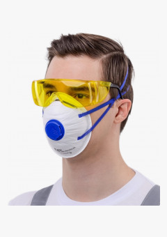 Респиратор чашеобразный DSK PRO 5511 НК с клапаном, FFP2 (20 шт)