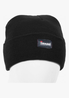 Шапка трикотажная двойная утепленная Север, черный