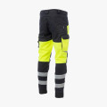 Брюки сигнальные Brodeks KS309, цвет жёлтый, чёрный