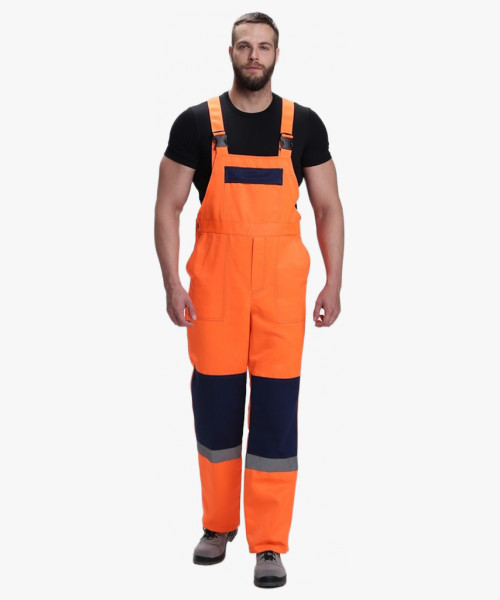 Костюм сигнальный Легион-2 СОП (тк.Смесовая,210) п/к, оранжевый/т.синий