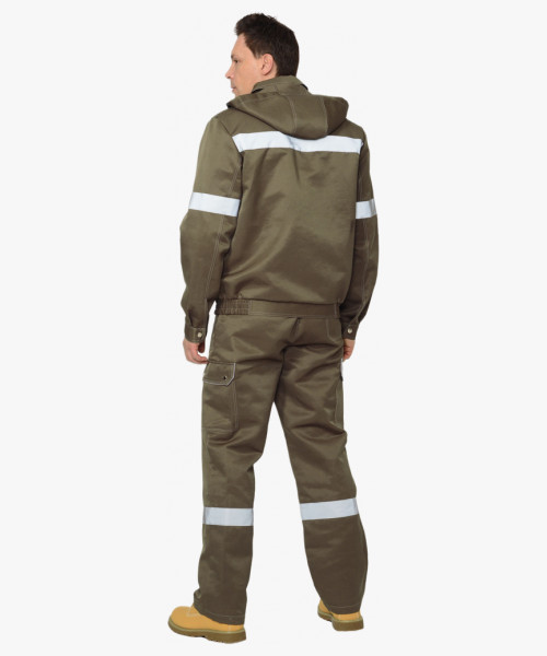 Костюм СИРИУС-ТИТАН куртка, п/к хаки с СОП