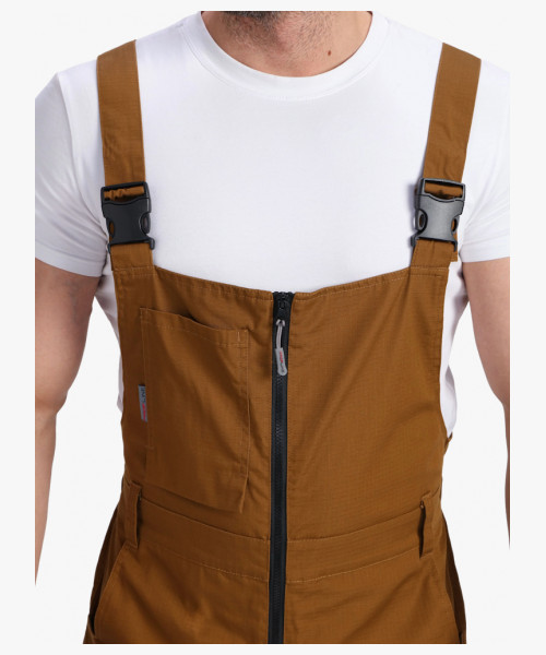 Полукомбинезон ProfLineSpecialist (тк.РипСтоп,240), коричневый/черный