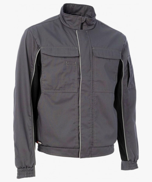 Куртка летняя мужская Brodeks KS201, цвет серый, чёрный