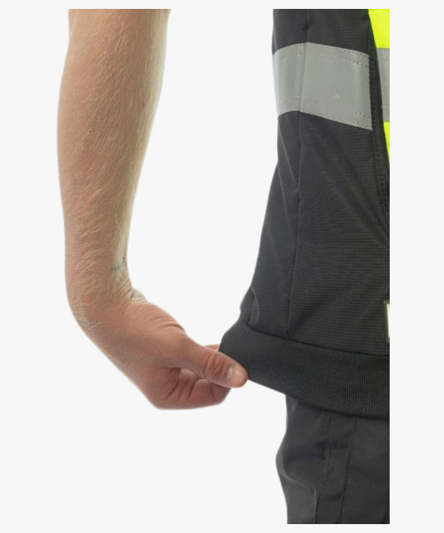 Жилет сигнальный утеплённый Brodeks KW111, цвет жёлтый, чёрный