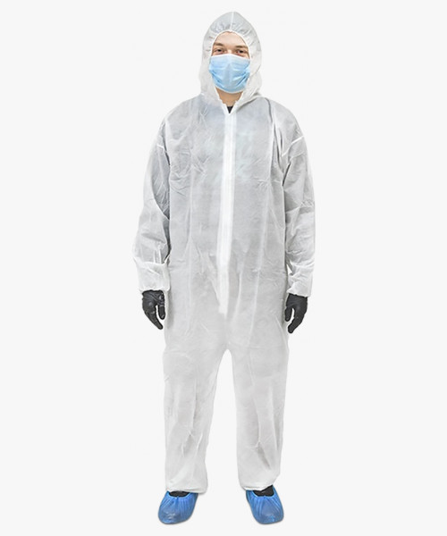 Комбинезон одноразовый из спанбонда 60 гр/м2 белый