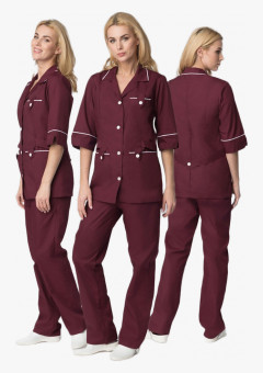 Костюм женский Диана (тк.ТиСи), бордовый