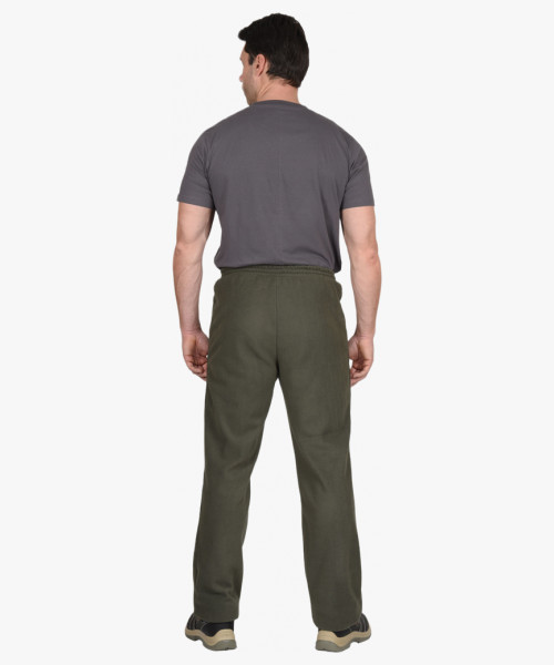 Костюм флисовый куртка, брюки оливковый