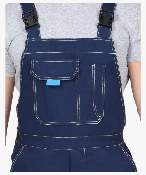 Полукомбинезон СИРИУС-ДЖЕТ синий с голубым тк. мех. стрейч с ВО