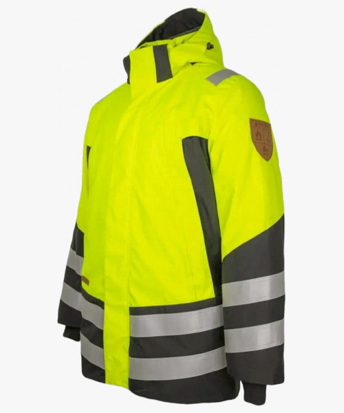 Куртка-парка мультизащитная зимняя Brodeks MW29-83В, цвет жёлтый, чёрный