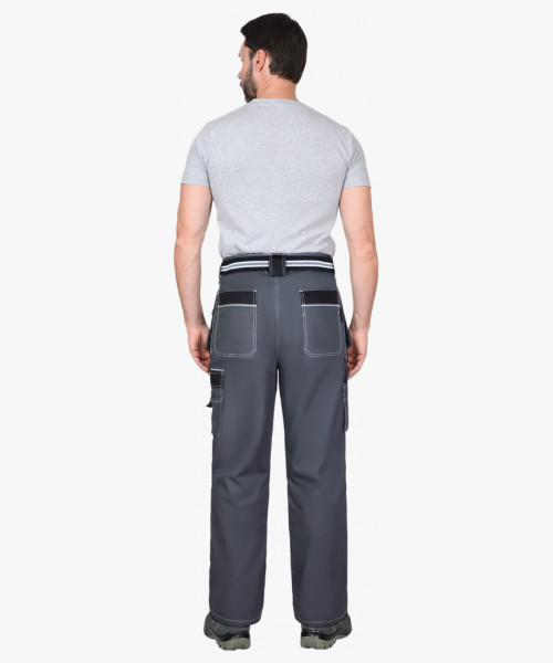 Брюки СИРИУС-ПРЕСТИЖ-Л темно-серый с черным