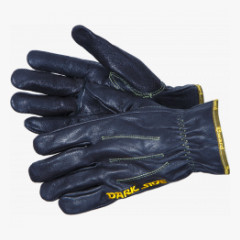 Force DARK SIDE Перчатки цельнокожаные черного цвета