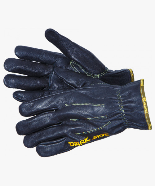 Force DARK SIDE Перчатки цельнокожаные черного цвета