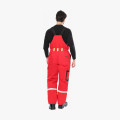 Костюм СИРИУС-СТАН куртка, п/к, красный с черным и лимонной отделкой