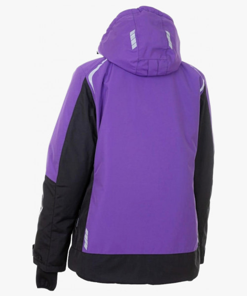 Куртка женская зимняя KW 208, цвет фиолетовый