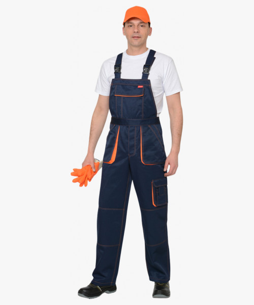 Полукомбинезон мужской СИРИУС-CROWN синий