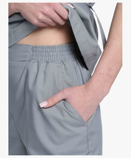 Костюм женский Стар-001 (тк.Коттон-Рич,130) MedLine, серый