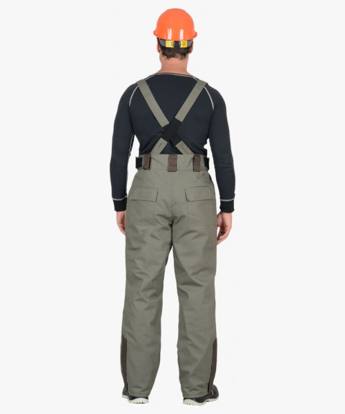 Костюм СИРИУС-КОБАЛЬТ куртка, брюки оливковый с темно-коричневым