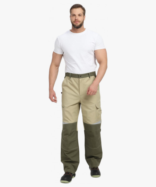 Брюки Челси CH (тк.Канвас,270), хаки/бежевый