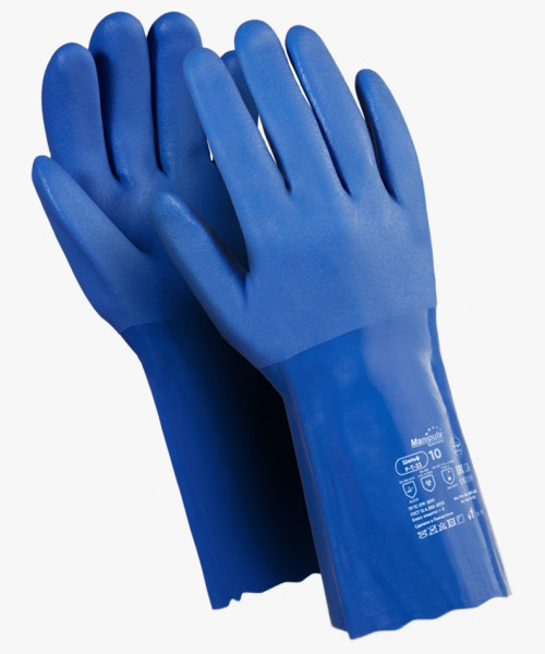 Перчатки Manipula Specialist® Шельф (интерлок+ПВХ 1,9мм), P-T-23/CG-981