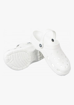 Сабо с ремешком и перфорацией женские  ЭВА Step, белый