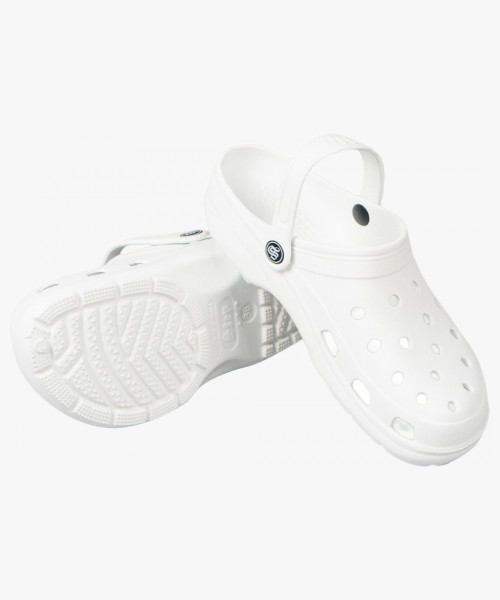 Сабо с ремешком и перфорацией женские  ЭВА Step, белый