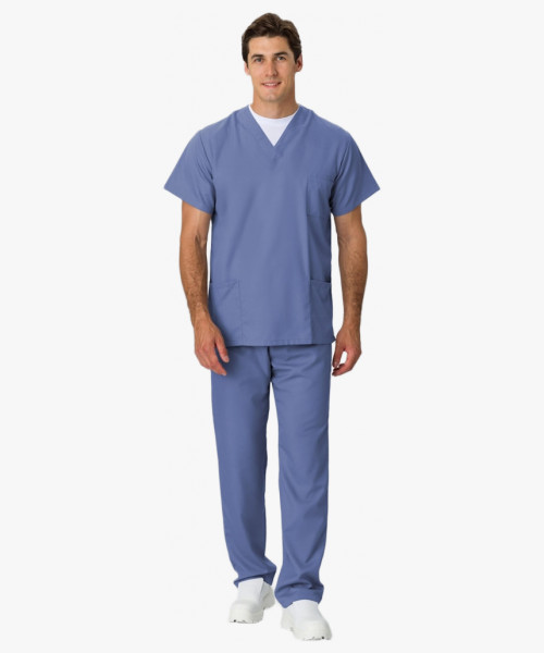 Костюм универсальный хирурга (тк.Панацея,160), дымчато-голубой