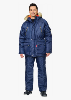 Костюм мужской СИРИУС-АЛЯСКА куртка, брюки, синий
