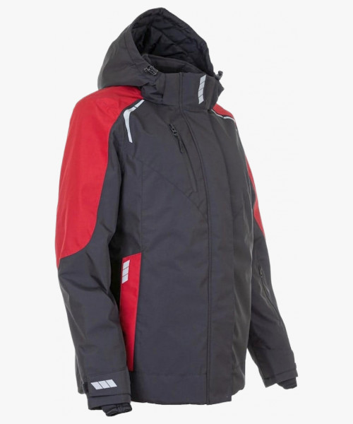 Куртка женская зимняя Brodeks KW 208, цвет чёрный, красный