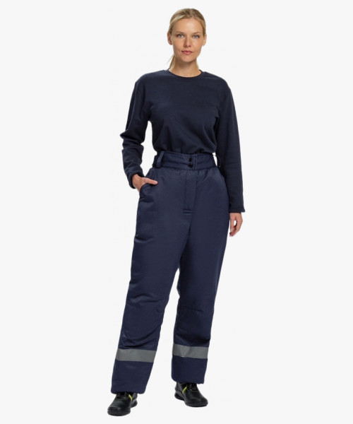 Брюки зимние женские Кнейд СОП (тк.Смесовая,210), т.синий