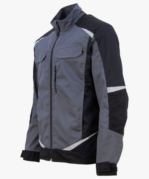 Куртка летняя мужская Brodeks KS202, цвет серый, чёрный