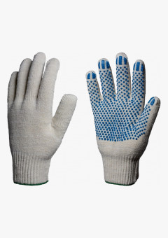 Перчатки х/б 13кл. с ПВХ ТОЧКА 48-50гр.