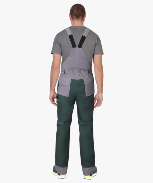 Костюм СИРИУС-ВЕСТ-ВОРК куртка, п/к зеленый со ср.серым