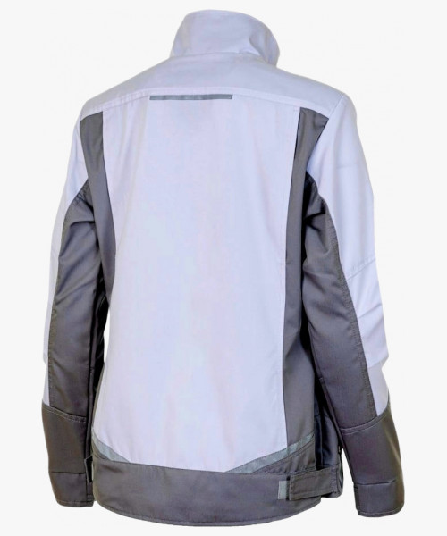 Куртка рабочая женская Brodeks KS228, цвет белый, серый