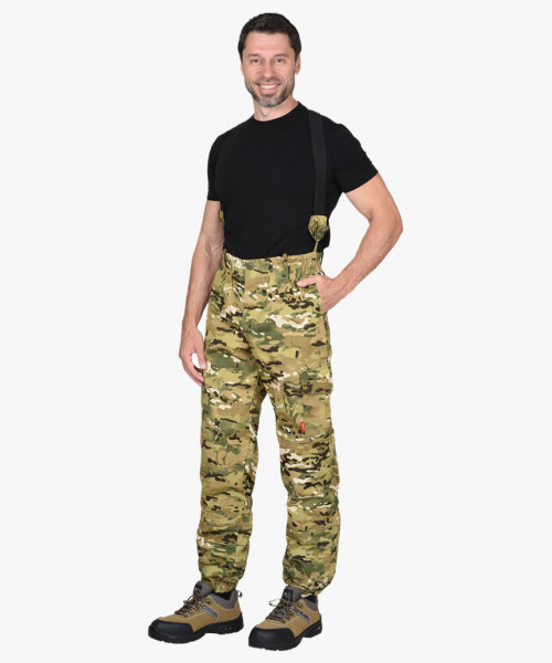 Костюм СИРИУС-ГОРКА куртка, брюки, помочи, КМФ Мультикам