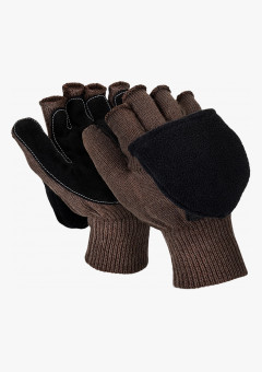 Перчатки-варежки Manipula Specialist® Эвены(шерсть, акрил+спилок), WG-795