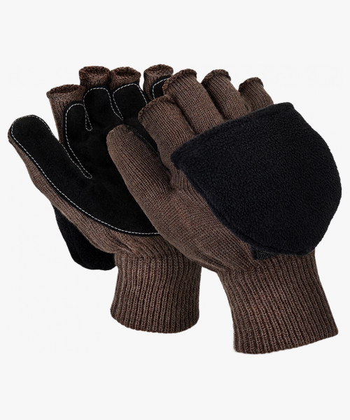 Перчатки-варежки Manipula Specialist® Эвены(шерсть, акрил+спилок), WG-795