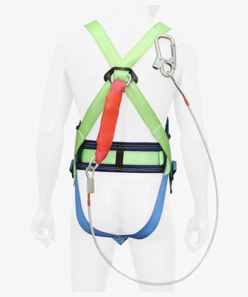 Привязь страховочная УСП 2 аБЖ с тросом 1,5м с амортизатором