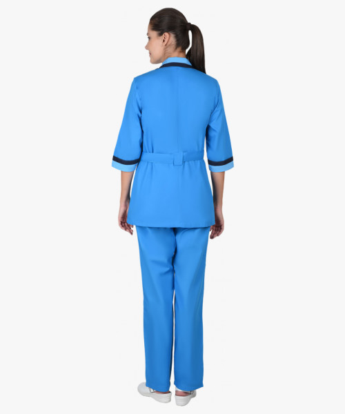 Костюм СИРИУС-ФЛОРА женский тёмно-голубой (СТ)