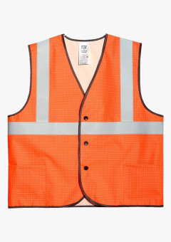 Жилет сигнальный огнестойкий Прометей СОП-3 (тк.Полиэфир,250) тип-3, оранжевый