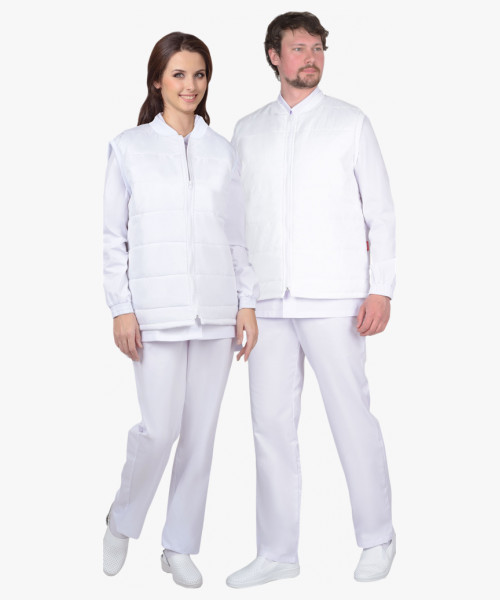 Жилет СИРИУС-МИШЛЕН универсальный белый